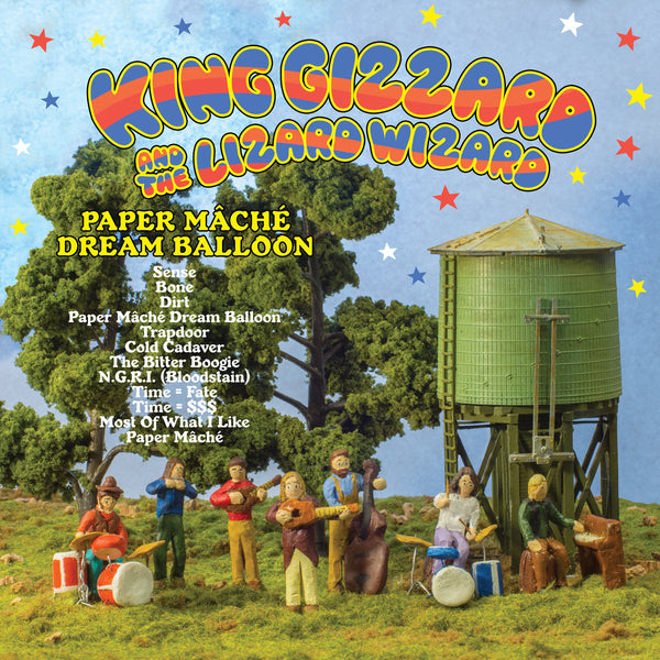 KING GIZZARD & THE LIZARD WIZARD 'PAPER MACHE DREAM BALLOON' 2LP (Deluxe Edition, Fresh Lemon & Mango Wave Vinyl)