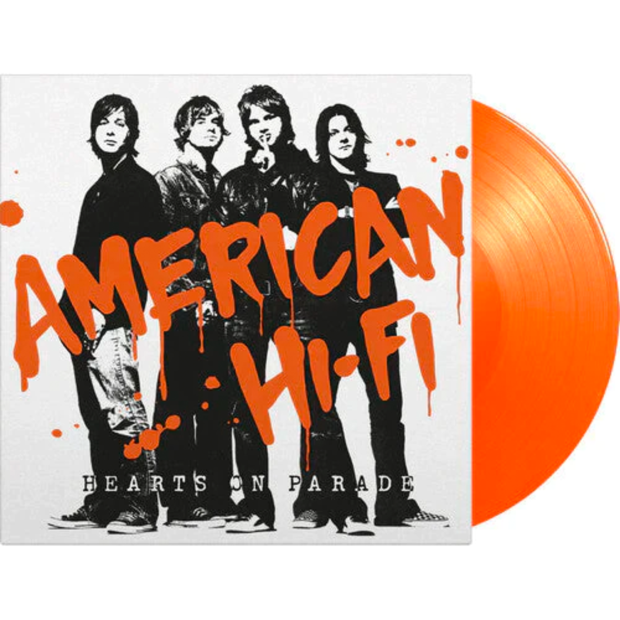 AMERICAN HI-FI 'HEARTS ON PARADE' LP (Orange Vinyl, Import)