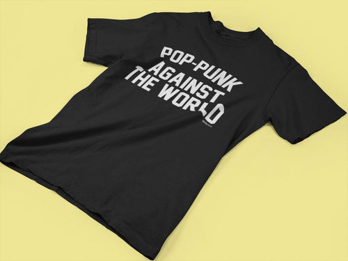 Against The World T-Shirt Alternative Press Black Short Sleeve