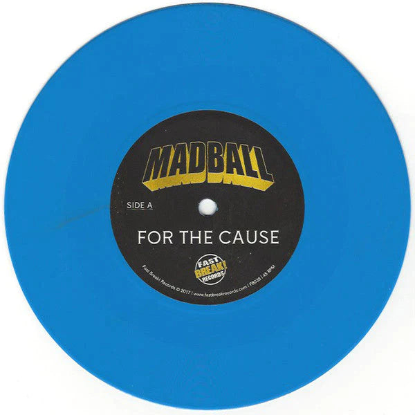 MADBALL/WISDOM IN CHAINS 'THE FAMILY BIZ' 7" SINGLE (Blue Vinyl)