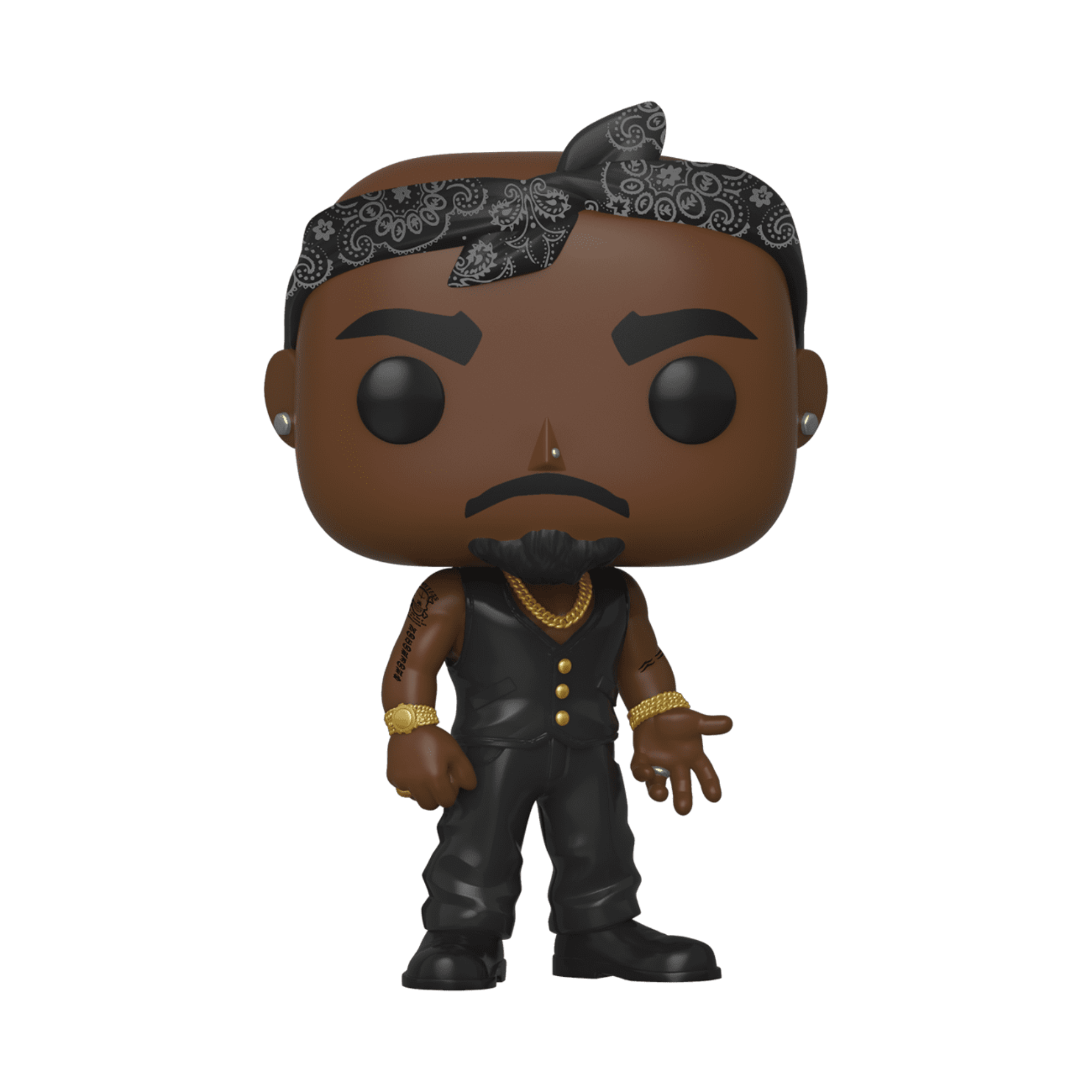 2PAC W/ VEST AND BANDANA FUNKO POP! ROCKS FIGURE