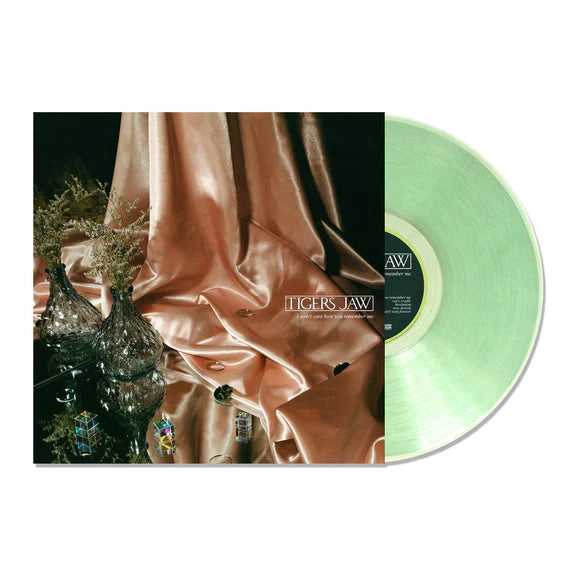 TIGERS JAW 'I WON'T CARE HOW YOU REMEMBER ME' LP  (Coke Bottle Green Vinyl)