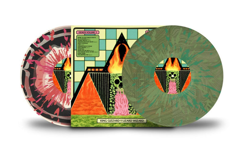 KING GIZZARD & THE LIZARD WIZARD 'DEMOS VOL. 3 + VOL. 4' 2LP (Dead Pond Scum Edition)