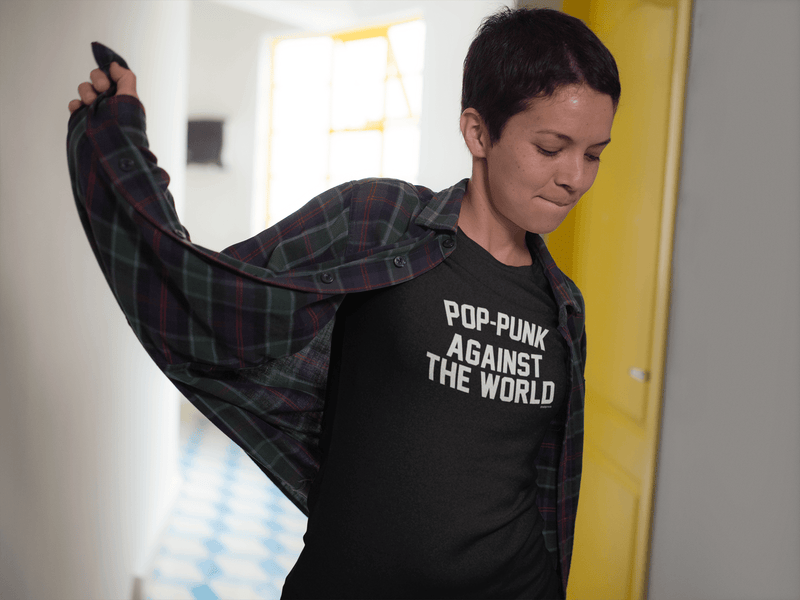 Against The World Unisex T-Shirt by Alternative Press Apparel Alternative Press S Black Long Sleeve