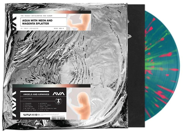 ANGELS & AIRWAVES 'LIFEFORMS' LP (Limited Edition, Aqua & Neon Magenta Splatter Vinyl)
